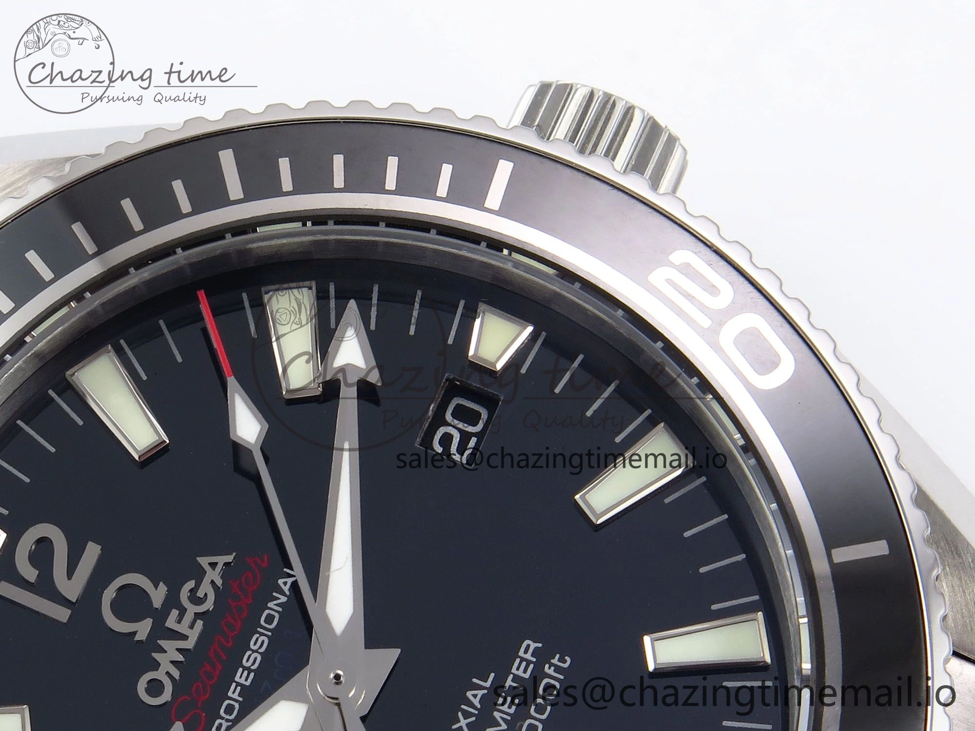 ModernLook Seamaster “LMPO” OMF 1:1 Best Edition Black Dial on SS Bracelet A 7703