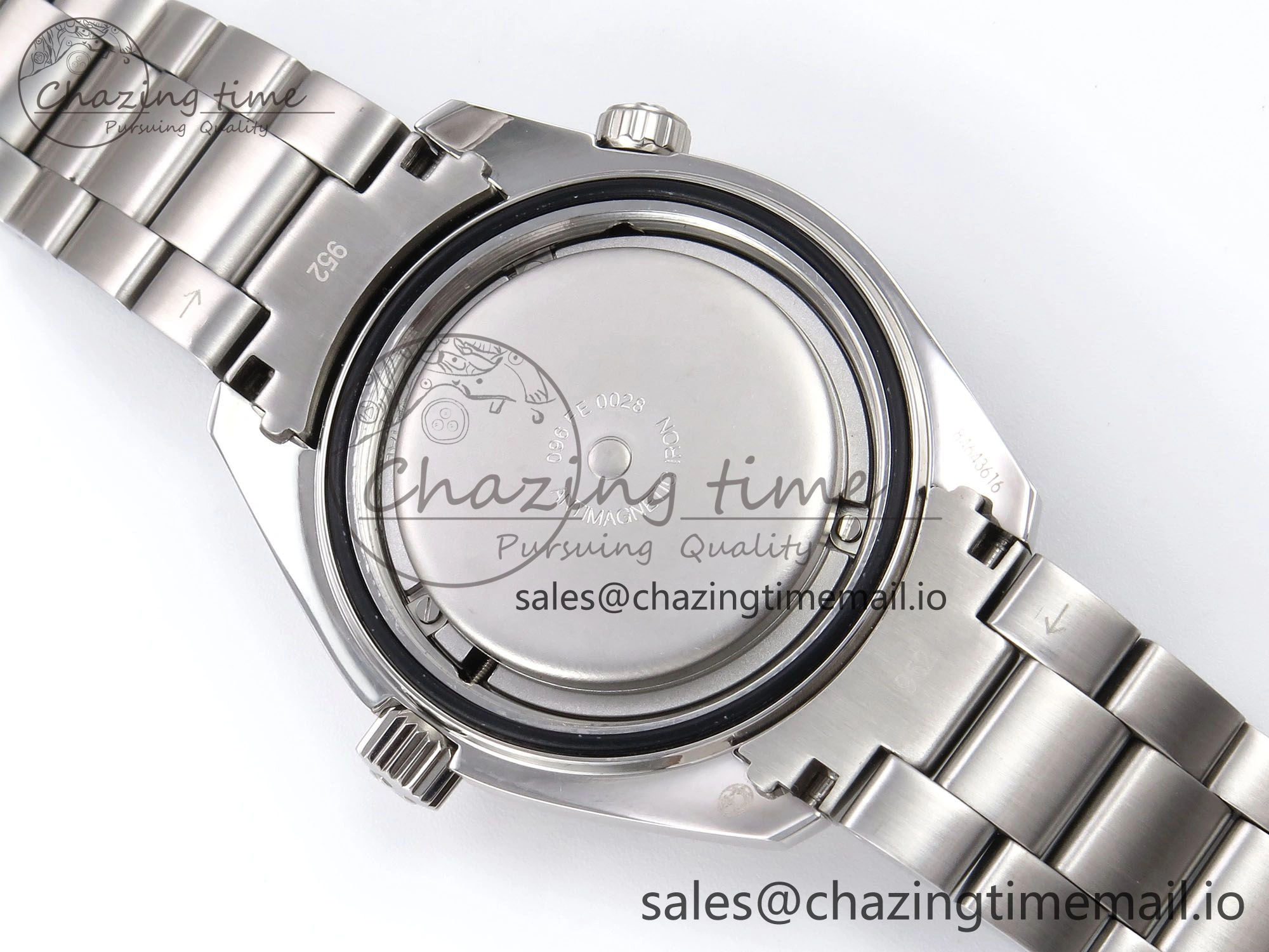 ModernLook Seamaster “LMPO” OMF 1:1 Best Edition Black Dial on SS Bracelet A 7703