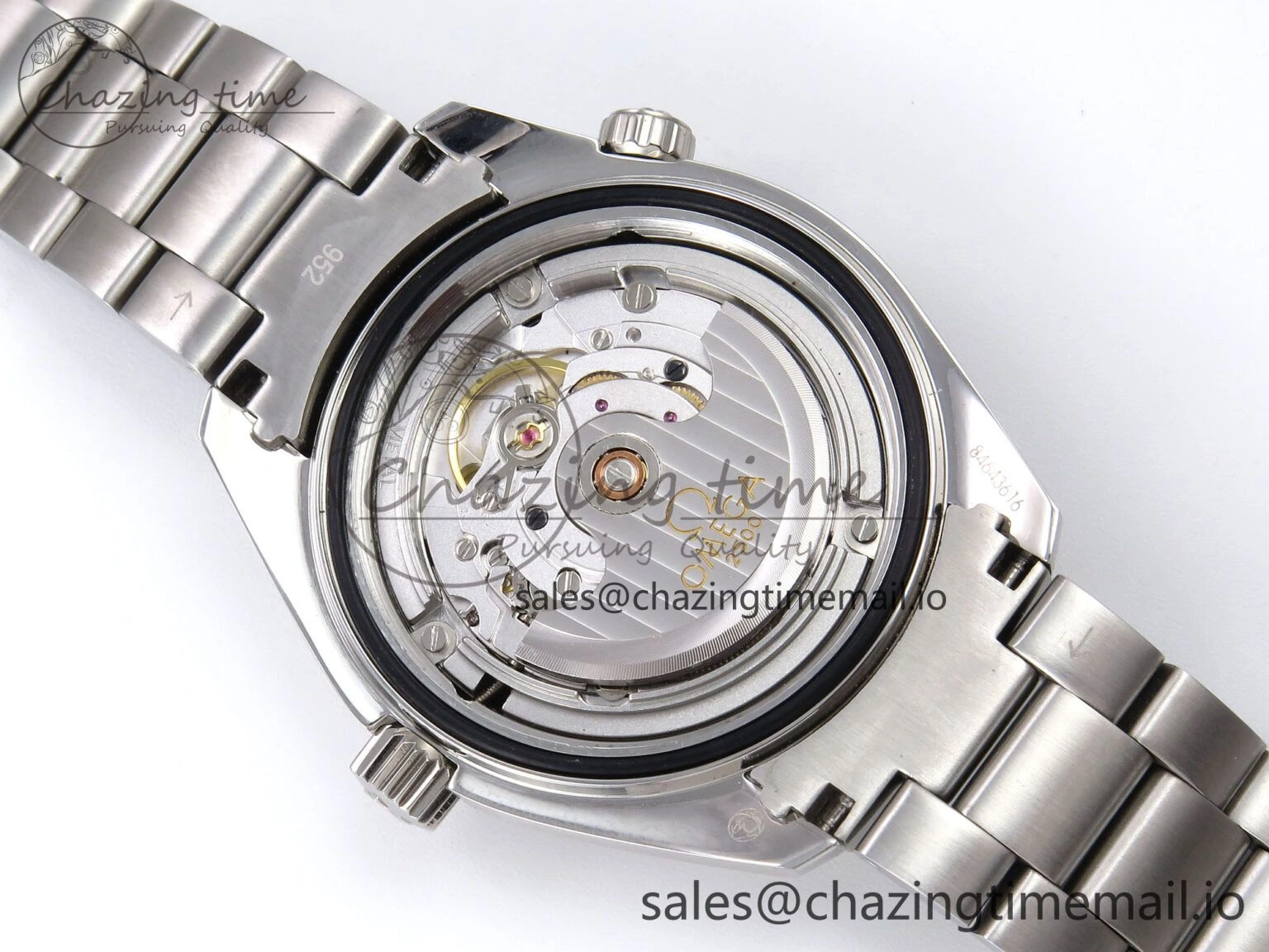 ModernLook Seamaster “LMPO” OMF 1:1 Best Edition Black Dial on SS Bracelet A 7703