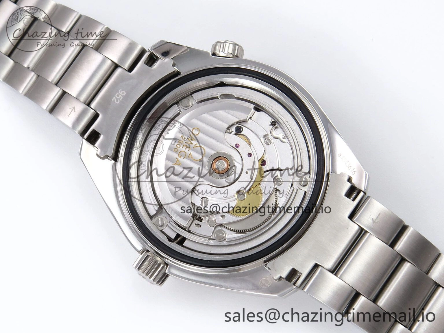 ModernLook Seamaster “LMPO” OMF 1:1 Best Edition Black Dial on SS Bracelet A 7703