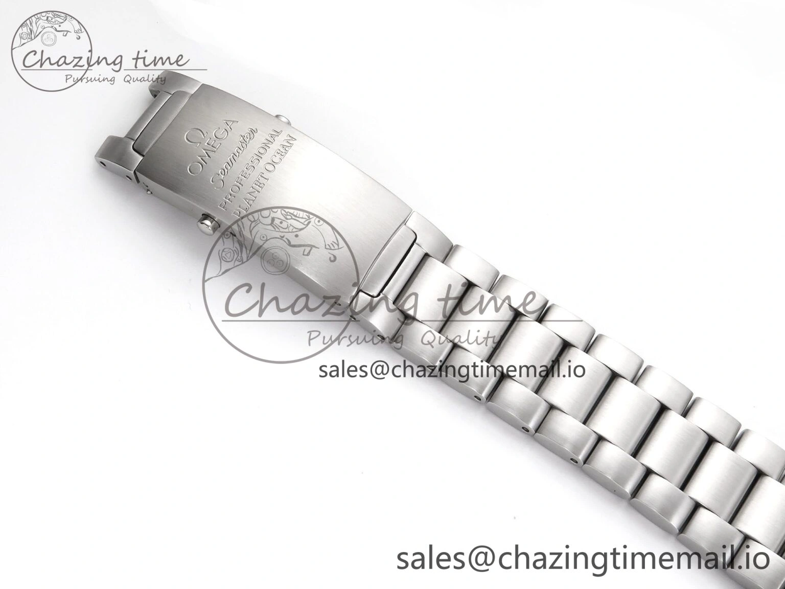ModernLook Seamaster “LMPO” OMF 1:1 Best Edition Black Dial on SS Bracelet A 7703
