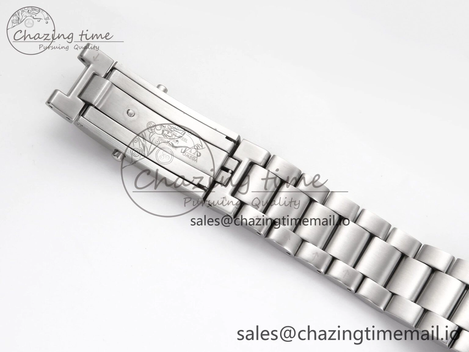 ModernLook Seamaster “LMPO” OMF 1:1 Best Edition Black Dial on SS Bracelet A 7703