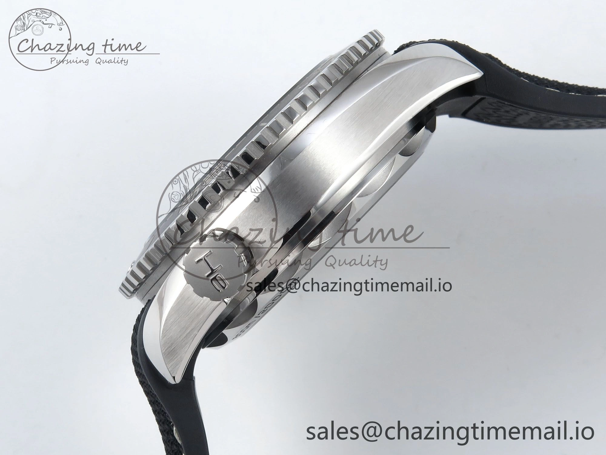 Seamaster Planet Ocean 600M 43.5mm SS SCF 1:1 Best Edition Black Bezel Black Dial on Black Rubber Strap A8900 Super Clone ZeroBulk 7665