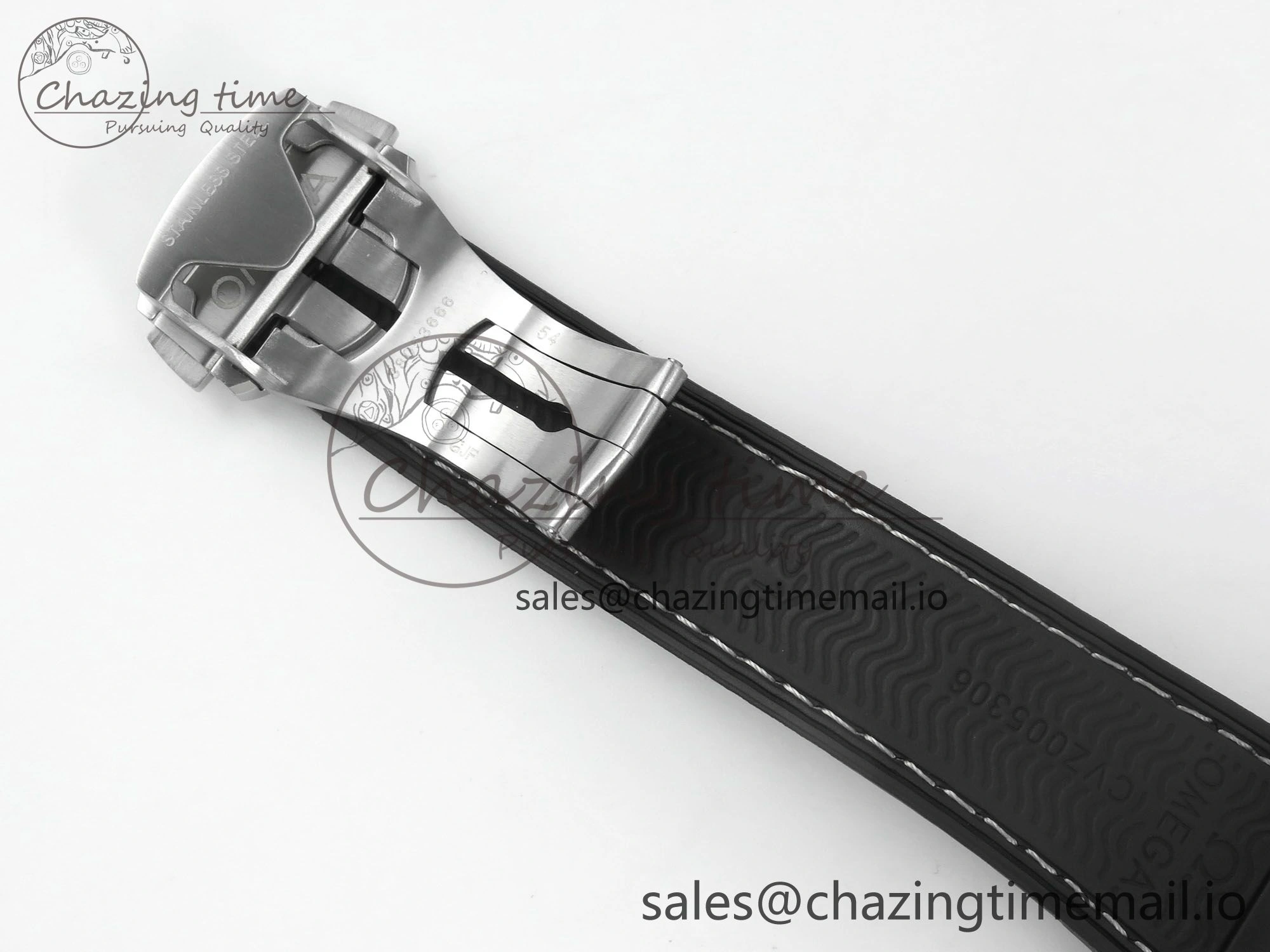 Seamaster Planet Ocean 600M 43.5mm SS SCF 1:1 Best Edition Black Bezel Black Dial on Black Rubber Strap A8900 Super Clone ZeroBulk 7665