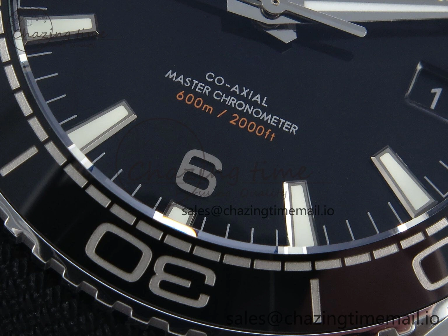 WellDesigned Seamaster Planet Ocean 600M 43.5mm SS SCF 1:1 Best Edition Black Bezel Black Dial on Black Rubber Strap A8900 Super Clone 7664