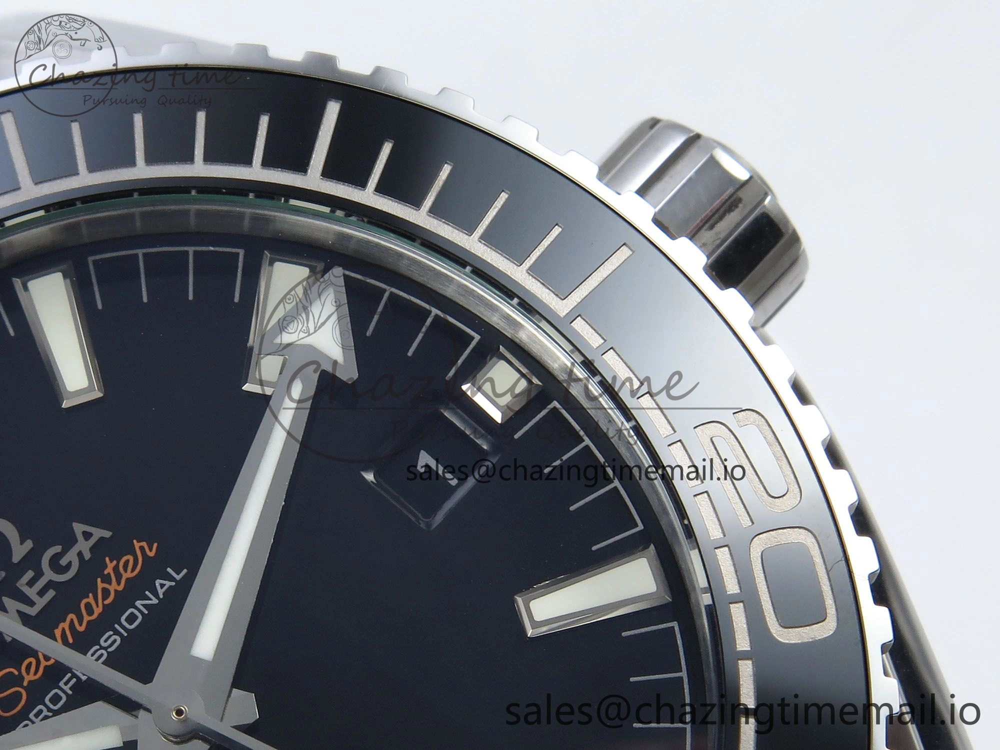 WellDesigned Seamaster Planet Ocean 600M 43.5mm SS SCF 1:1 Best Edition Black Bezel Black Dial on Black Rubber Strap A8900 Super Clone 7664