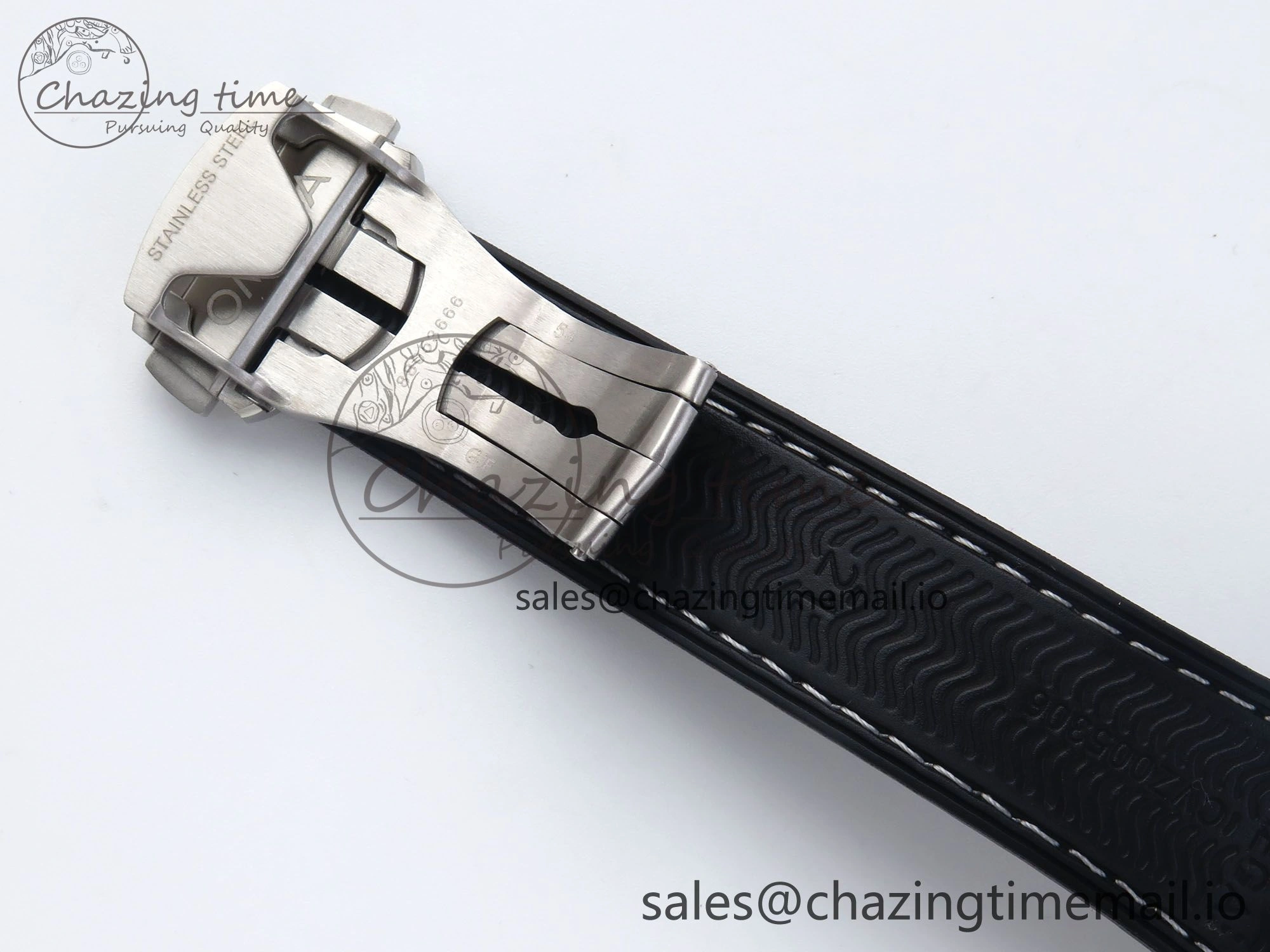 WellDesigned Seamaster Planet Ocean 600M 43.5mm SS SCF 1:1 Best Edition Black Bezel Black Dial on Black Rubber Strap A8900 Super Clone 7664
