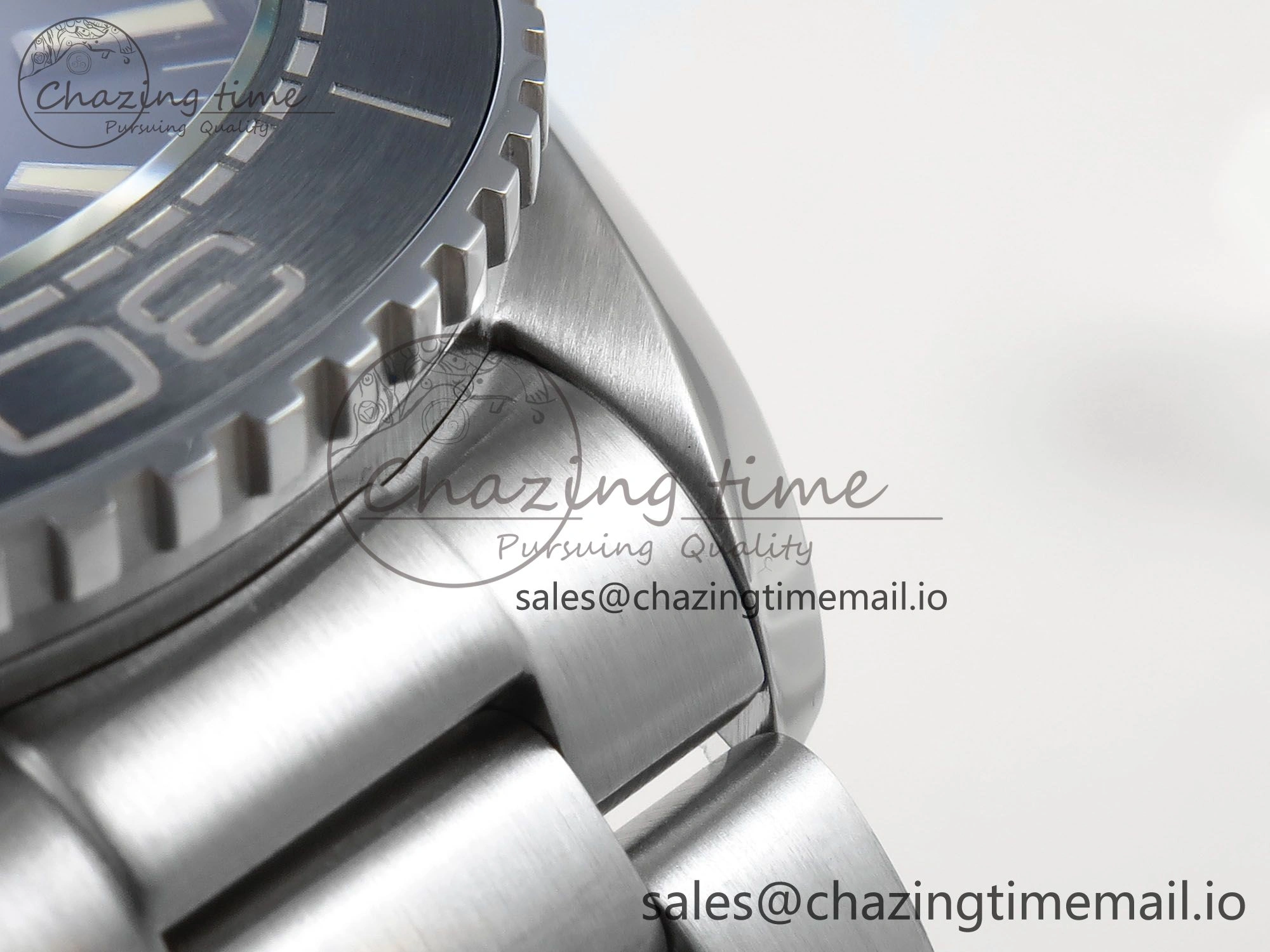 UrbanStyle Seamaster Planet Ocean 600M 43.5mm SS SCF 1:1 Best Edition Black Bezel Black Dial on SS Bracelet A8900 Super Clone 7677