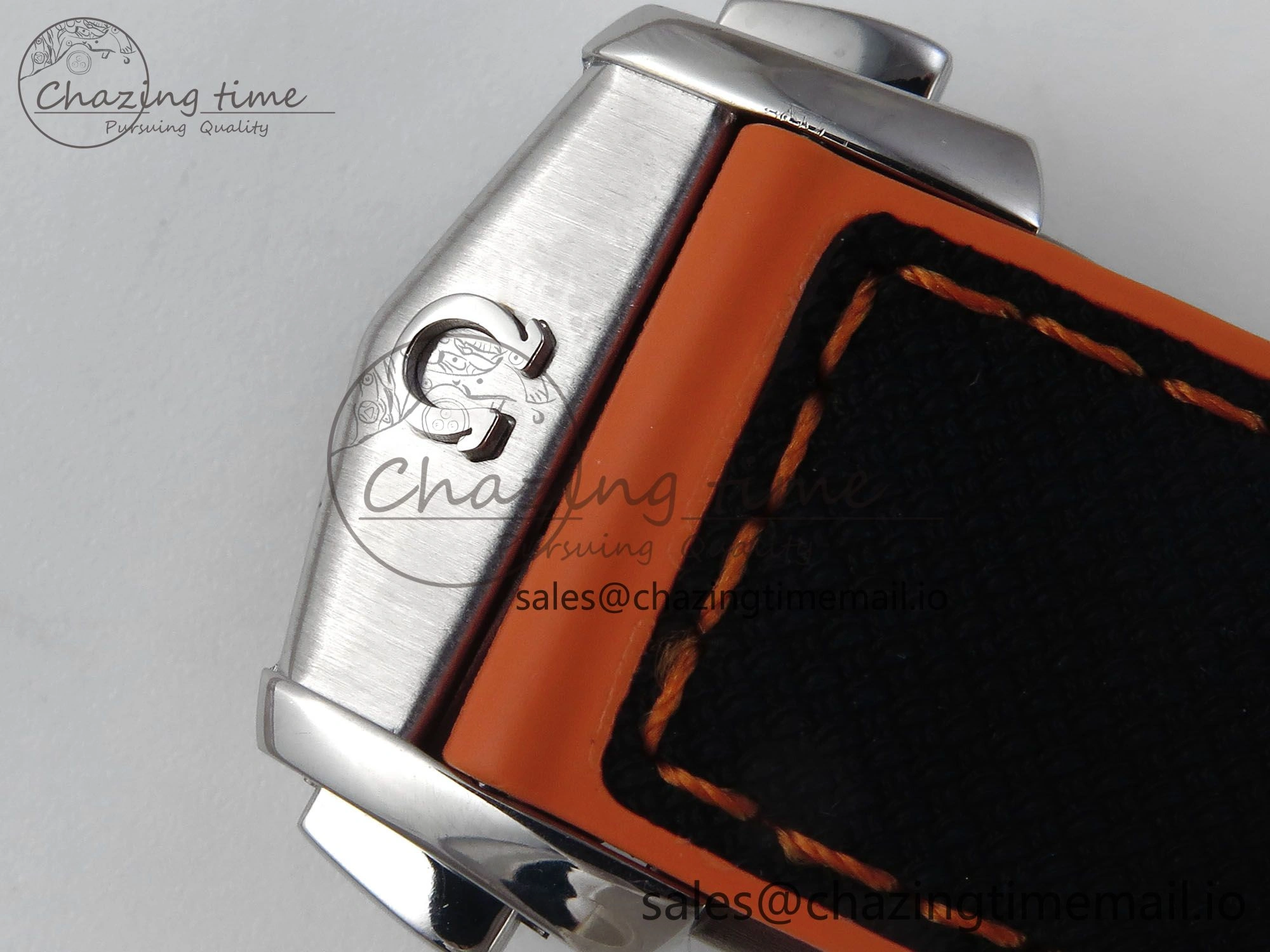 Seamaster Planet Ocean 600M 43.5mm SS SCF 1:1 Best Edition Black orange Bezel Black Dial on Black Rubber Strap A8900 Super Clone ModernLook 7663