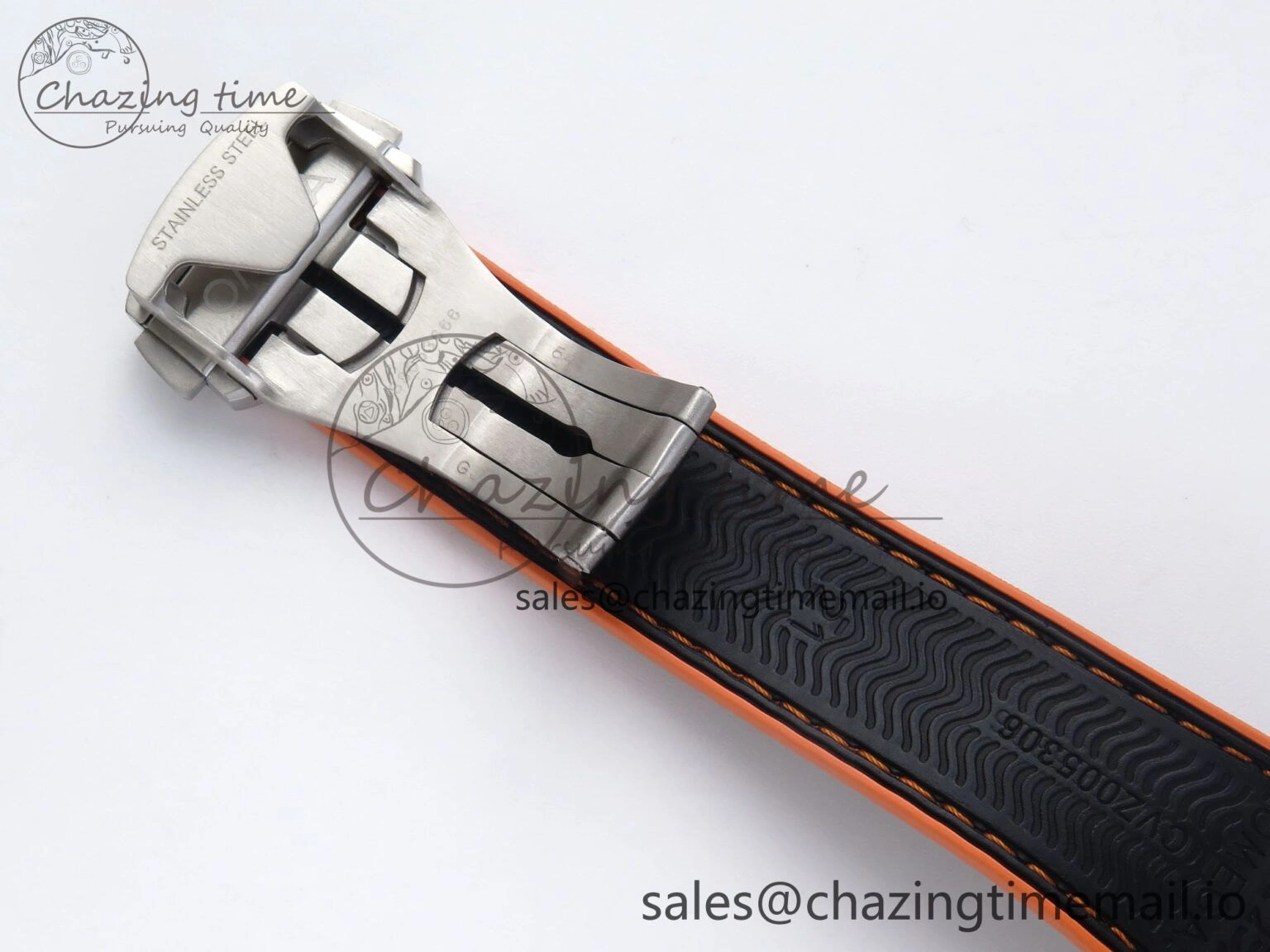 Seamaster Planet Ocean 600M 43.5mm SS SCF 1:1 Best Edition Black orange Bezel Black Dial on Black Rubber Strap A8900 Super Clone ModernLook 7663