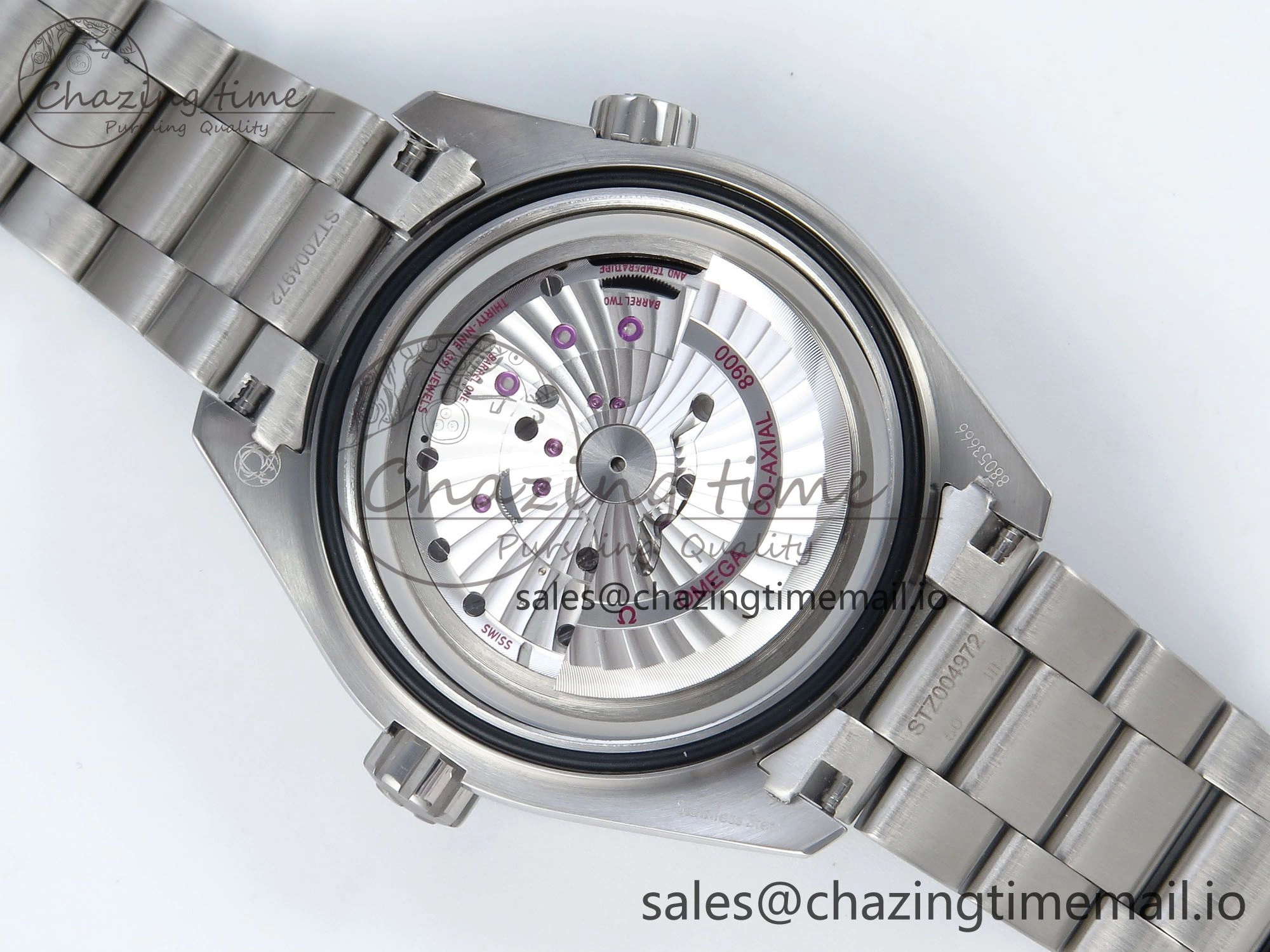 Functional Seamaster Planet Ocean 600M 43.5mm SS SCF 1:1 Best Edition Blue Dial on SS Bracelet A8900 Super Clone 7684