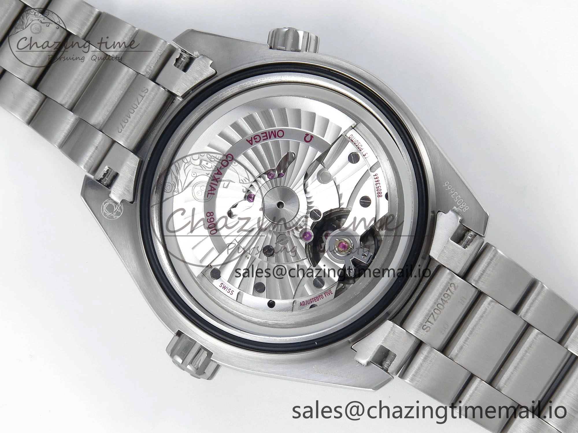 Functional Seamaster Planet Ocean 600M 43.5mm SS SCF 1:1 Best Edition Blue Dial on SS Bracelet A8900 Super Clone 7684