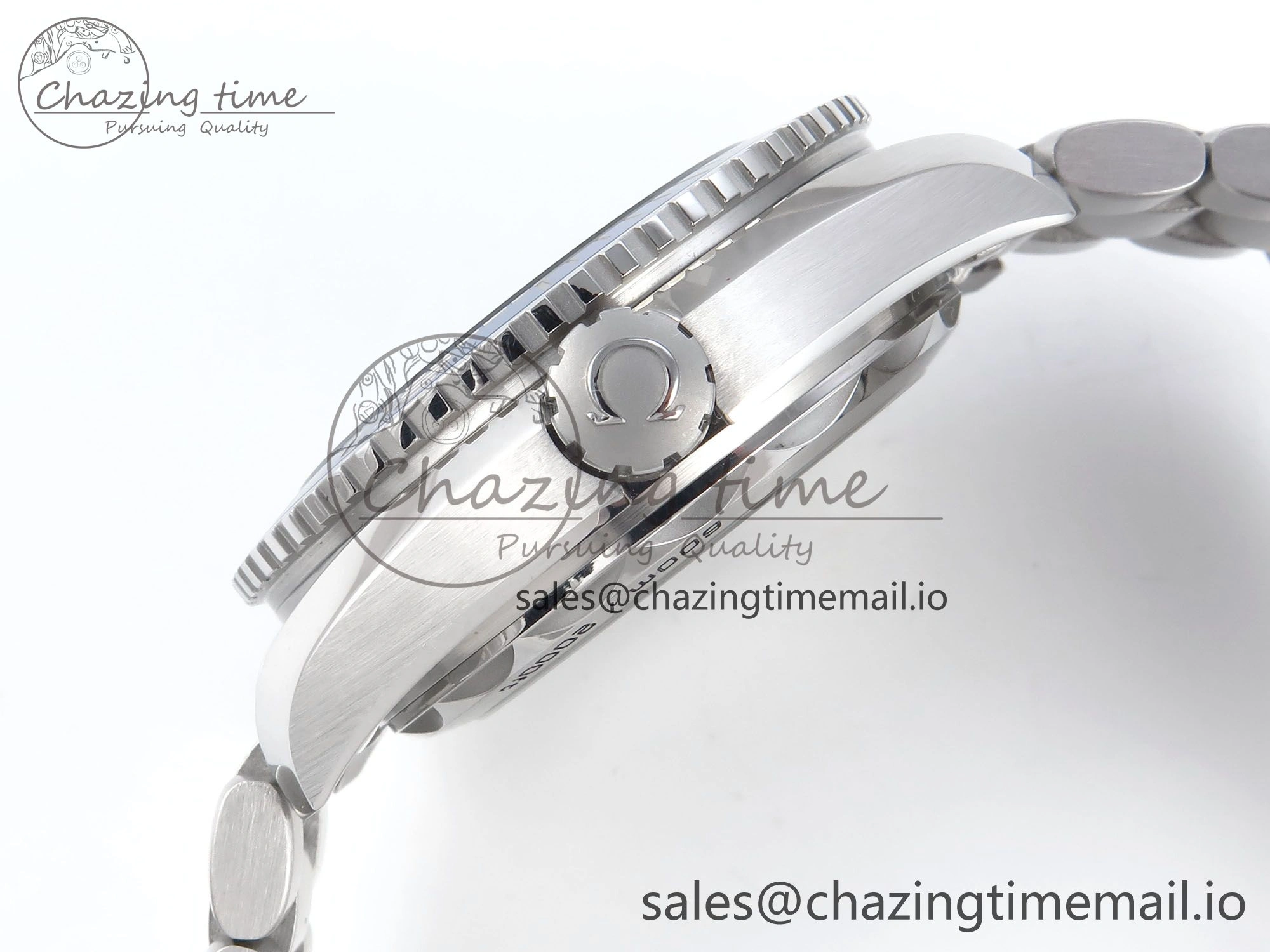 Functional Seamaster Planet Ocean 600M 43.5mm SS SCF 1:1 Best Edition Blue Dial on SS Bracelet A8900 Super Clone 7684