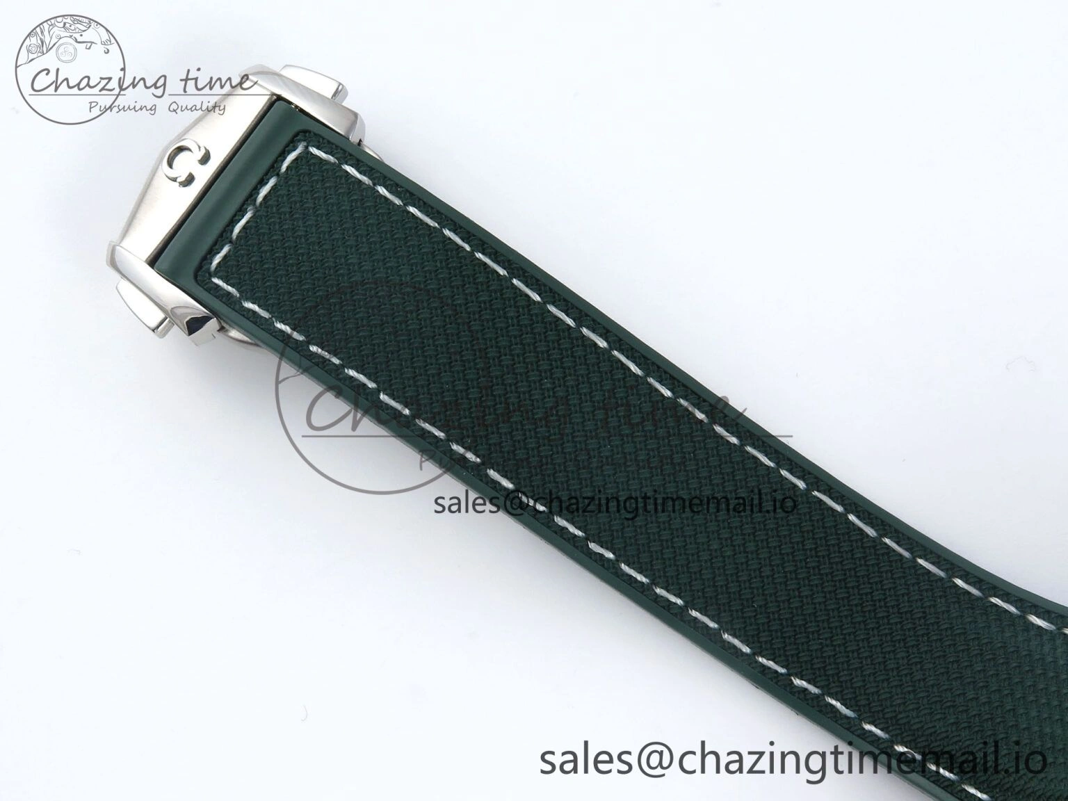 Seamaster Planet Ocean 600M 43.5mm SS SCF 1:1 Best Edition Green Bezel Gray Dial on Green Rubber Strap A8900 Super Clone Trendy 7666