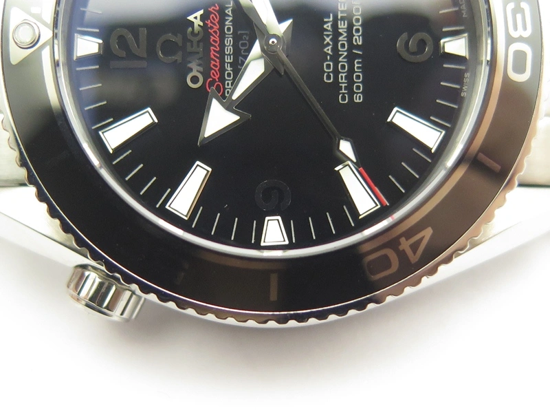 Seamaster Planet Ocean GMT 600M Blue Dial SS On Blue Rubber Strap A WrinkleFree 8278