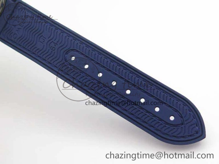 Seamaster Pro Chrono SS RG OM Best Edition Blue Ceramic Blue Dial On Gummy Strap A Affordable 8131
