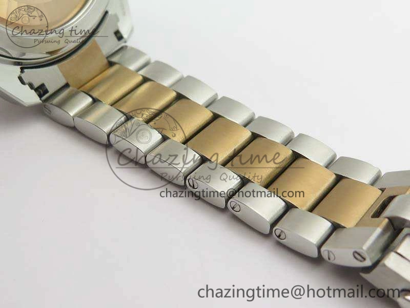 OnTrend Seamaster Pro Chrono SS RG OM Best Edition Blue Ceramic Blue Dial On SS RG Bracelet A 8129