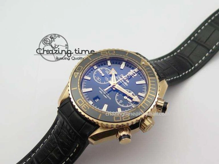 Affordable Seamaster Professional Chrono RG Black Ceramic Black Dial On Black Gummy Strap A 8214