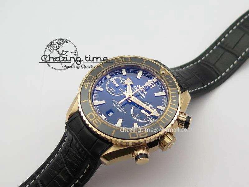 Affordable Seamaster Professional Chrono RG Black Ceramic Black Dial On Black Gummy Strap A 8214