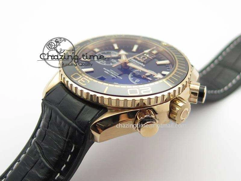 Affordable Seamaster Professional Chrono RG Black Ceramic Black Dial On Black Gummy Strap A 8214