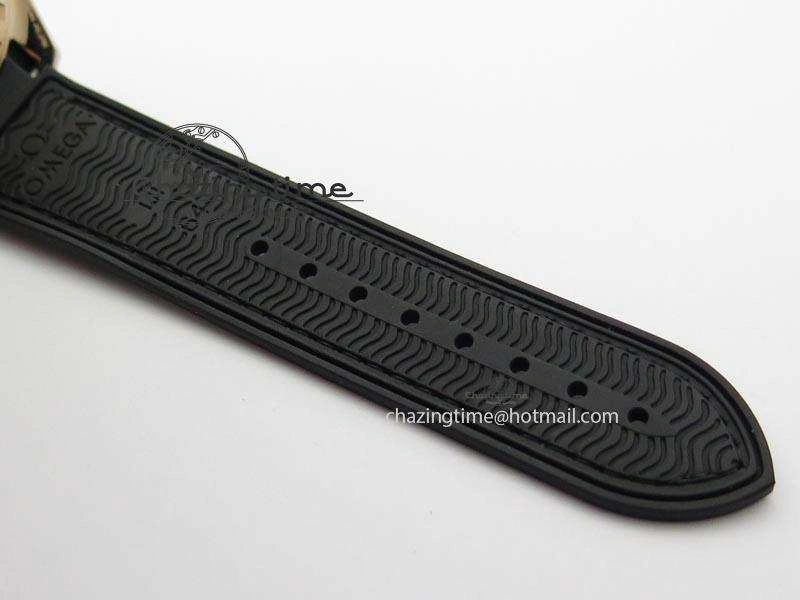 Affordable Seamaster Professional Chrono RG Black Ceramic Black Dial On Black Gummy Strap A 8214