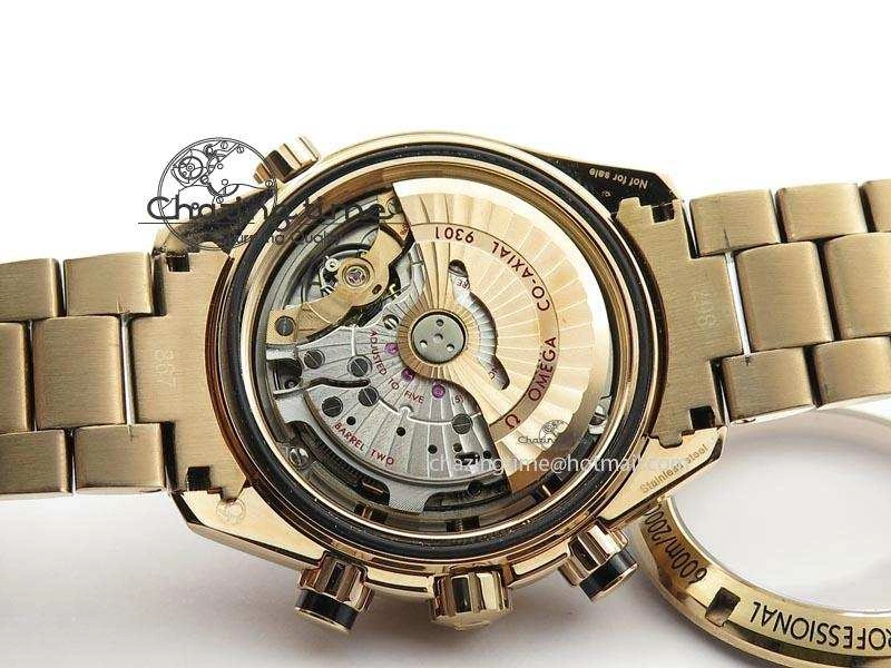 Seamaster Professional Chrono RG Black Ceramic Black Dial On RG Bracelet A EyeCatching 8212