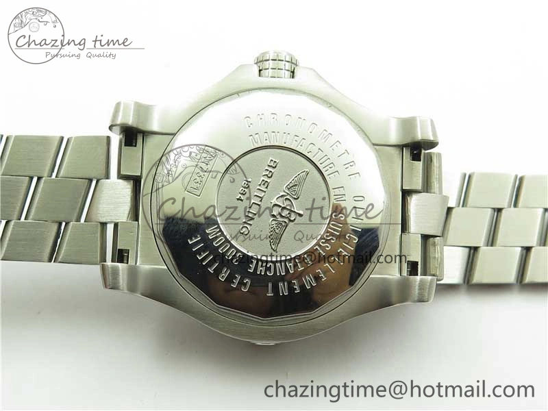 EasyCare Seawolf 45mm SS B50 1:1 Best Edition SuperLumed Black Dial Numeral Markers on SS Bracelet A2824(Super Thick Crystal) 5567