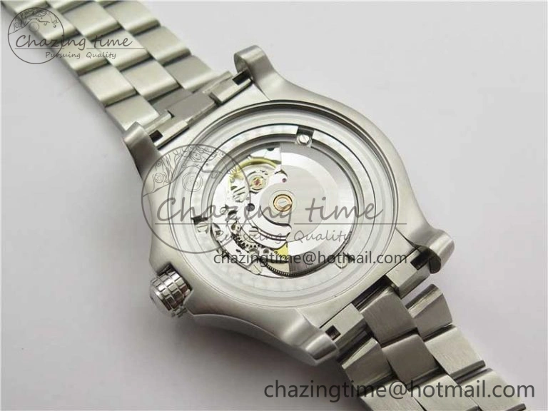 EasyCare Seawolf 45mm SS B50 1:1 Best Edition SuperLumed Black Dial Numeral Markers on SS Bracelet A2824(Super Thick Crystal) 5567