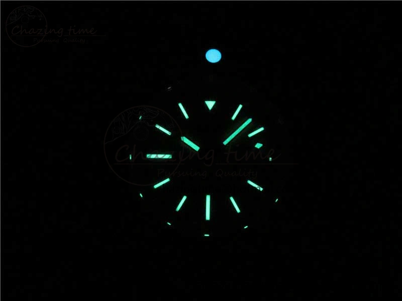 EyeCatching Seawolf 45mm SS B50 1:1 BestEdition SuperLumed Yellow Dial Black Sticks Markers on Black Nylon Strap A2824(SuperThick Crystal) 5560