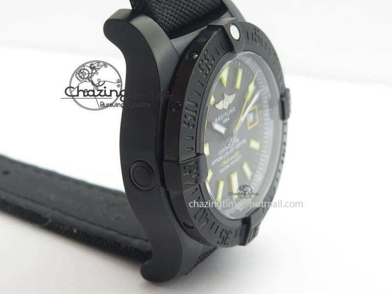 Seawolf DLC Best Edition Superlumed Black Dial On Nylon Strap A2836 (Super Thick Crystal) Efficient 5750