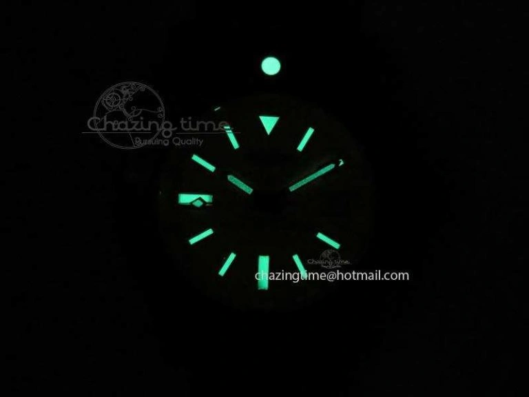 Elegant Seawolf DLC Best Edition Superlumed Yellow Dial On Leather Strap A2836 (Super Thick Crystal) 5752
