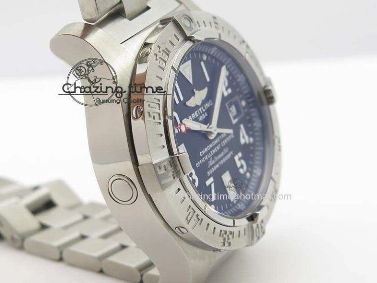 Resilient Seawolf H-Maker Best Edition Black Dial On SS Bracelet A 5784