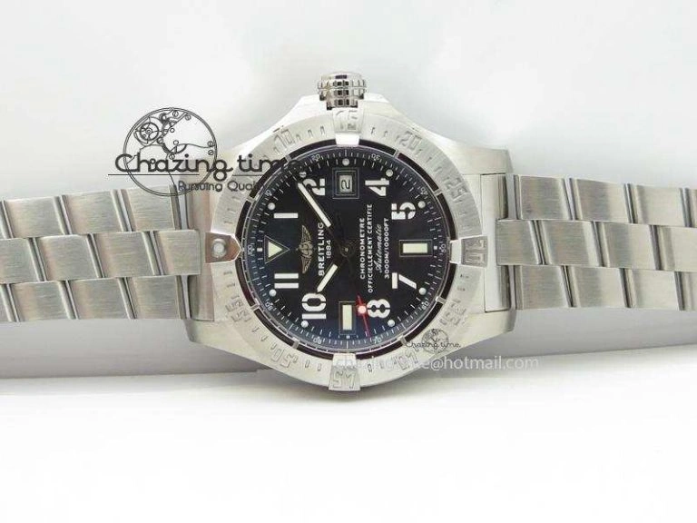 Resilient Seawolf H-Maker Best Edition Black Dial On SS Bracelet A 5784