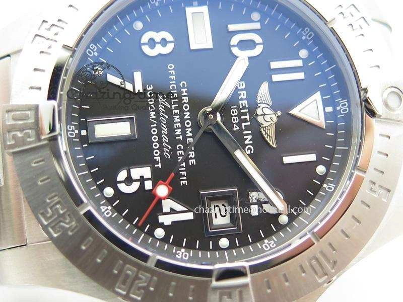 Resilient Seawolf H-Maker Best Edition Black Dial On SS Bracelet A 5784