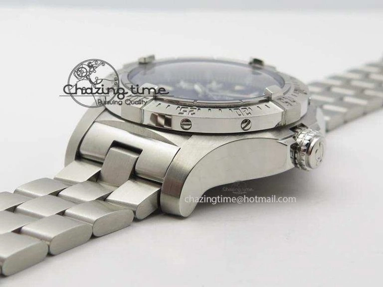 Resilient Seawolf H-Maker Best Edition Black Dial On SS Bracelet A 5784