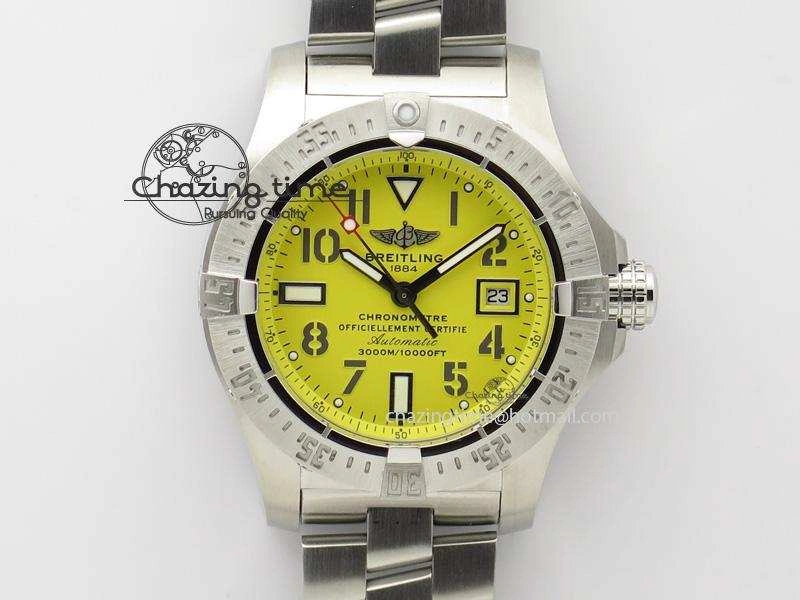 Seawolf H-Maker Best Edition Yellow Dial On SS Bracelet A Snug 5785