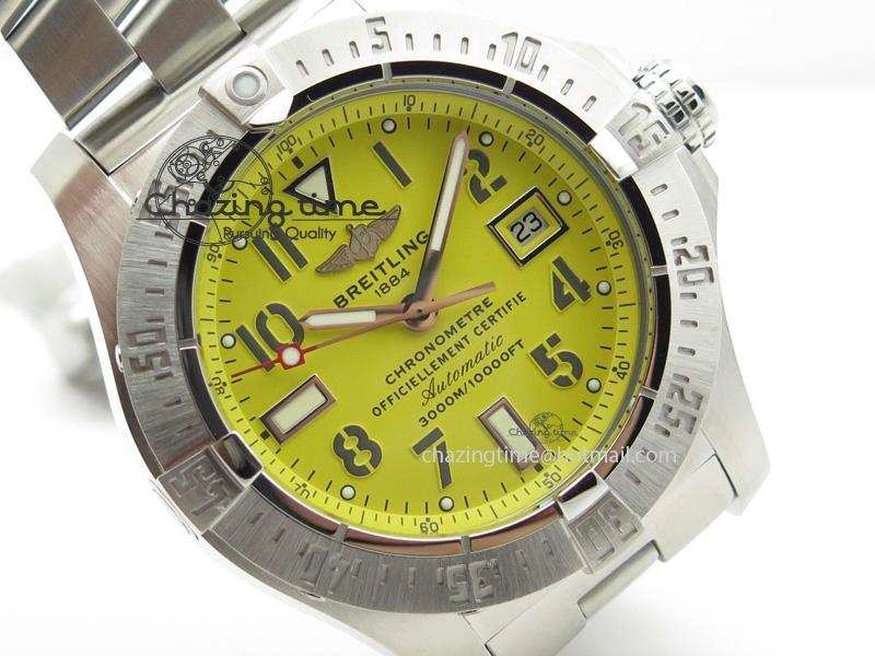 Seawolf H-Maker Best Edition Yellow Dial On SS Bracelet A Snug 5785