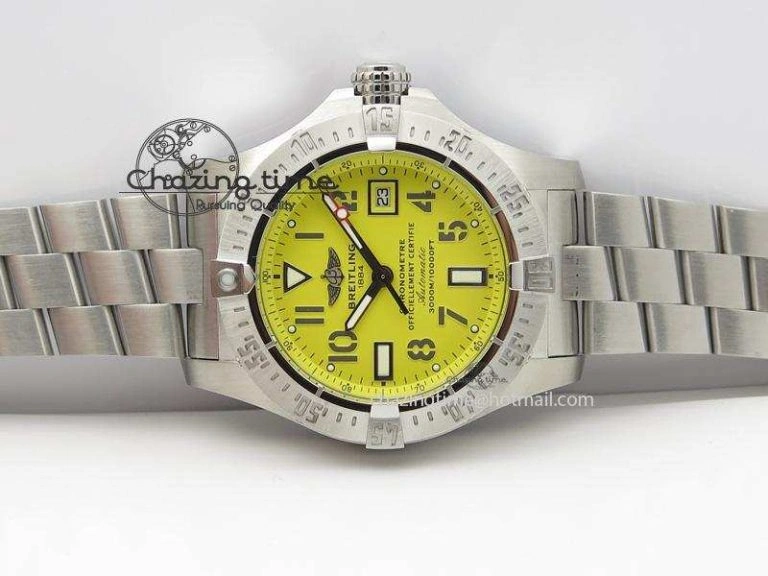 Seawolf H-Maker Best Edition Yellow Dial On SS Bracelet A Snug 5785