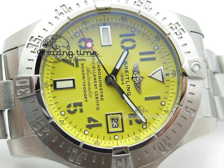 Seawolf H-Maker Best Edition Yellow Dial On SS Bracelet A Snug 5785
