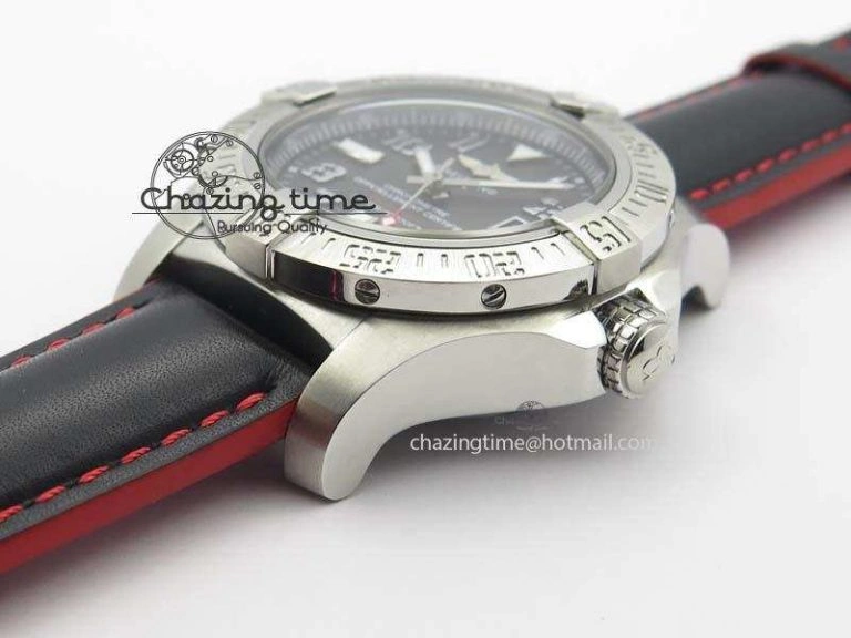 Seawolf SS 1:1 Best Edition Superlumed Black Numeral Dial On Leather Strap A UrbanStyle 5756