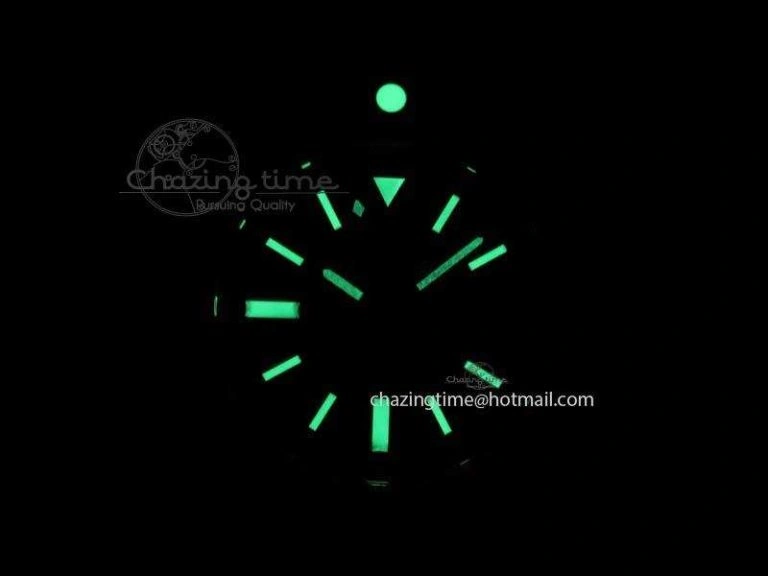 Seawolf SS 1:1 Best Edition Superlumed Black Sticks Dial On Leather Strap A WeatherProof 5753