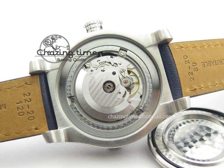 Seawolf SS 1:1 Best Edition Superlumed Black Sticks Dial On Leather Strap A WeatherProof 5753