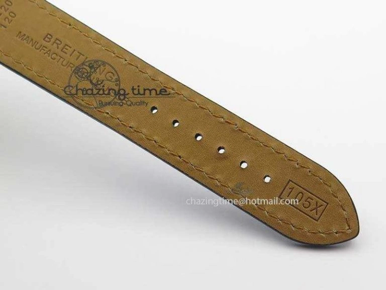 Seawolf SS 1:1 Best Edition Superlumed Black Sticks Dial On Leather Strap A WeatherProof 5753