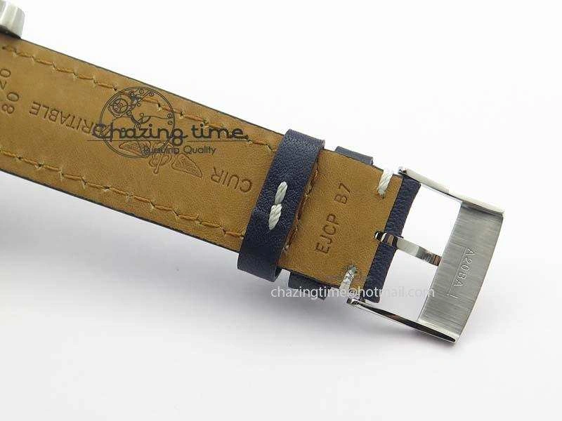 Seawolf SS 1:1 Best Edition Superlumed Black Sticks Dial On Leather Strap A WeatherProof 5753