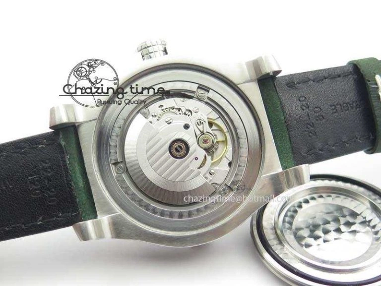 Seawolf SS 1:1 Best Edition Superlumed Yellow Numeral Dial On Leather Strap A FastDry 5755