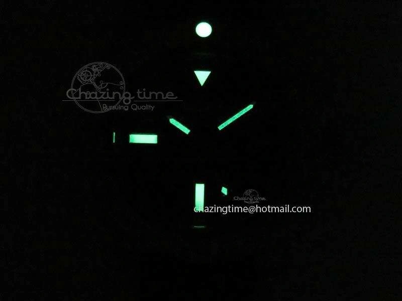 Seawolf SS 1:1 Best Edition Superlumed Yellow Numeral Dial On Leather Strap A FastDry 5755