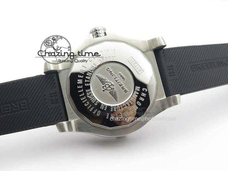 Seawolf SS 1:1 Best Edition Superlumed Yellow Sticks Dial On Rubber Strap A Effortless 5754