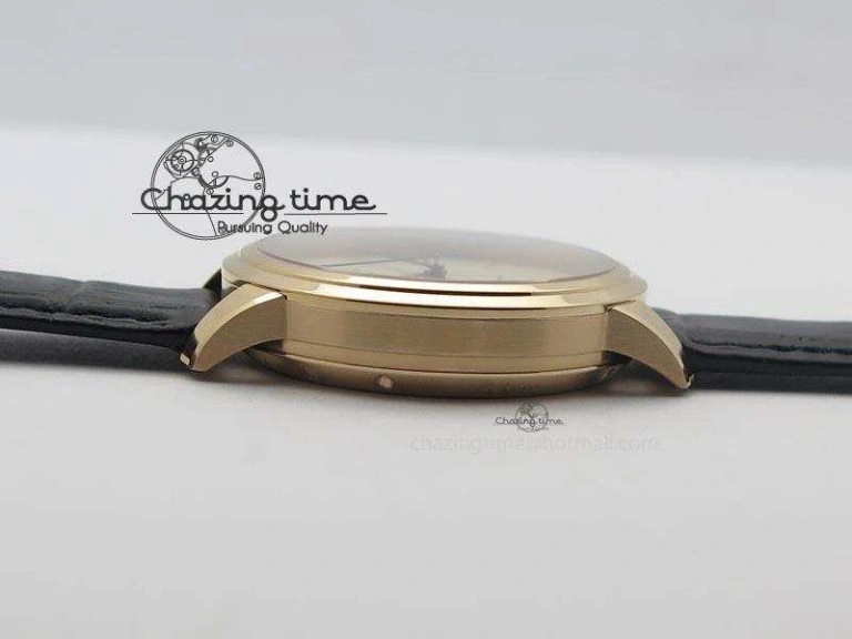 HighQuality Senator Excellence RG Cream Dial On Black Leather Strap A 6641