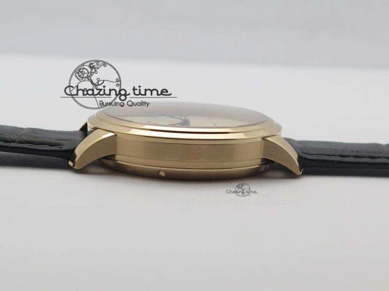 HighQuality Senator Excellence RG Cream Dial On Black Leather Strap A 6641