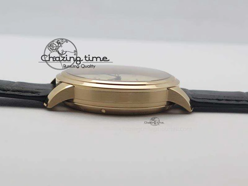 HighQuality Senator Excellence RG Cream Dial On Black Leather Strap A 6641